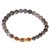 Gold accented labradorite beaded stretch bracelet, 'Batuan Hatmony' - Gold Accented Labradorite Beaded Stretch Bracelet from Bali (image 2e) thumbail