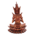 Wood sculpture, 'Indra on Lotus' - Suar Wood Sculpture of Hindu God Indra from Bali (image 2e) thumbail