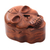 Wood puzzle box, 'Skull Keeper' - Suar Wood Skull Puzzle Box Crafted in Bali (image 2e) thumbail