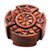 Wood puzzle box, 'Floral Secret' - Floral Wood Puzzle Box Crafted in Bali (image 2a) thumbail