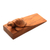 Wood door stopper, 'Baby Turtle' - Baby Turtle Suar Wood Door Stopper from Bali (image 2a) thumbail