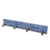 Perchero de madera de teca - Perchero artesanal de madera de teca azul balinés