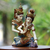 Wood sculpture, 'Rama Sita Dance' - Rama and Sita Handcrafted Wood Statuette from Bali (image 2) thumbail
