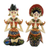 Wood sculptures, 'Balinese Bride and Groom' (pair) - Balinese Bride and Groom Handcrafted Wood Sculptures (Pair) thumbail