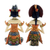 Wood sculptures, 'Balinese Bride and Groom' (pair) - Balinese Bride and Groom Handcrafted Wood Sculptures (Pair) (image 2e) thumbail