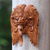 Máscara de madera - Bali reina malvada rangda máscara de madera tallada a mano