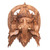 Wood mask, 'Natural Ganesha' - Lord Ganesha Hand Carved Wood Decorative Wall Mask from Bali thumbail