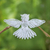 Sterling silver filigree brooch, 'Little Garuda' - Handcrafted Sterling Silver Garuda Filigree Bird Brooch