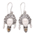 Citrine and cultured pearl dangle earrings, 'Jepun Janger' - Citrine and Cultured Pearl Dangle Earrings from Bali thumbail