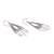 Sterling silver chandelier earrings, 'Divine Dangle' - Triangular Sterling Silver Chandelier Earrings from Bali (image 2e) thumbail