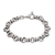 Men's sterling silver link bracelet, 'Wanen Links' - Men's Sterling Silver Link Bracelet Crafted in Bali thumbail