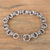 Men's sterling silver link bracelet, 'Wanen Links' - Men's Sterling Silver Link Bracelet Crafted in Bali