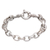 Men's sterling silver chain bracelet, 'Cager Links' - Men's Sterling Silver Chain Bracelet from Bali thumbail