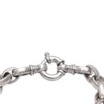 Men's sterling silver chain bracelet, 'Cager Links' - Men's Sterling Silver Chain Bracelet from Bali