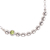 Peridot pendant necklace, 'Helping Paws' - Paw Print Peridot Pendant Necklace Crafted in Bali