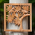 Panel en relieve de madera - Panel de Relieve de Árbol Balinés Tallado a Mano en Madera de Suar