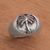 Sterling silver signet ring, 'Stately Palm' - Handcrafted Palm Tree Sterling Silver Signet Ring from Bali (image 2b) thumbail