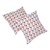 Cotton cushion covers, 'Cozy Afternoon' (pair) - Pair of Contemporary Geometric Motif Cotton Cushion Covers