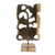 Dekorative Maske aus Holz - Handgeschnitzte Vogelfrau aus Hibiskusholz, dekorative Maske