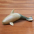 Wood sculpture, 'Porpoise' - Hand Carved Hibiscus Wood Porpoise Sculpture from Bali (image 2) thumbail