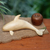 Wood sculpture, 'Porpoise' - Hand Carved Hibiscus Wood Porpoise Sculpture from Bali (image 2j) thumbail