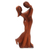 Wood sculpture, 'Romantic Embrace' - Romantic Suar Wood Sculpture from Bali (image 2b) thumbail