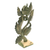 Wood sculpture, 'Green Hibiscus' - Hand-Carved Floral Hibiscus Wood Sculpture from Bali (image 2b) thumbail