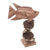 Holzskulptur - Handgeschnitzte Drachenfisch-Skulptur aus Bali