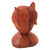 Escultura de madera - Busto de Madera de Suar Escultura de un Búho de Bali