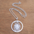 Sterling silver filigree pendant necklace, 'Elegant Leo' - Sterling Silver Filigree Leo Necklace from Java