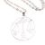 Sterling silver filigree pendant necklace, 'Elegant Libra' - Sterling Silver Filigree Libra Necklace from Java (image 2d) thumbail