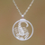 Sterling silver filigree pendant necklace, 'Elegant Scorpio' - Sterling Silver Filigree Scorpio Necklace from Java thumbail
