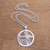 Sterling silver filigree pendant necklace, 'Elegant Sagittarius' - Sterling Silver Filigree Sagittarius Necklace from Java