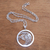 Sterling silver filigree pendant necklace, 'Elegant Capricorn' - Sterling Silver Filigree Capricorn Necklace from Java (image 2b) thumbail