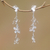 Sterling silver filigree dangle earrings, 'Loving Butterfly' - Sterling Silver Filigree Butterfly Earrings from Java thumbail