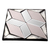 Dekorativer Glasspiegel, „Diamond Dazzle“ – dekorativer Glasspiegel mit Diamantmotiv aus Java