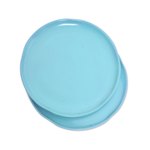 Ceramic plates, 'Blue Eden' (pair) - Ceramic Plates in Blue from Java (Pair)