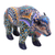 Polymer clay figurine, 'Bison' - Colorful Polymer Clay Bison Figurine from Bali (image 2a) thumbail