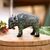 Polymer clay figurine, 'Bison' - Colorful Polymer Clay Bison Figurine from Bali (image 2b) thumbail