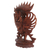Escultura de madera - Escultura de madera de suar tallada a mano de Vishnu de Bali