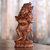 Wood sculpture, 'Wonderful Ganesha' - Wood Sculpture of Ganesha on a Lotus Flower from Bali (image 2) thumbail