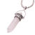 Quartz pendant necklace, 'Shard of Moon' - Sterling Silver and White Quartz Crystal Shard Necklace