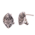 Sterling silver drop earrings, 'Pointed Elegance' - Sterling Silver Scrolling Leaf Motif Drop Earrings from Bali