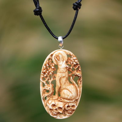 Genuine Jade and Decorative Carved Bone Necklace – Michaele McCarthy Designs