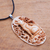 Bone pendant necklace, 'Setra Wolf' - Hand-Carved Bone Wolf Pendant Necklace from Bali (image 2c) thumbail