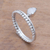 Moonstone band ring, 'Lovely Serenity' - Dot Motif Moonstone Band Ring Crafted in Bali (image 2b) thumbail