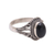 Onyx single-stone ring, 'Princess Gem' - Handmade Onyx Single-Stone Ring from Bali (image 2e) thumbail