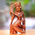 Wood sculpture, 'Dancing Sri' - Hand-Carved Wood Hindu Sculpture of Sri from Bali thumbail