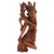 Wood sculpture, 'Dancing Sri' - Hand-Carved Wood Hindu Sculpture of Sri from Bali (image 2b) thumbail