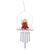 Wood wind chimes, 'Angel Tune in Red' - Angel-Themed Wood Wind Chimes in Red from Bali (image 2a) thumbail